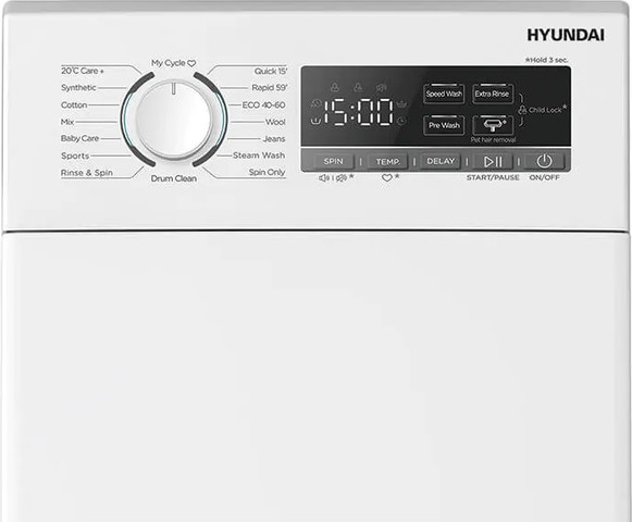 מכונת כביסה פתח עליון - 7 ק"ג Hyundai יונדאי HAW-H7025BX