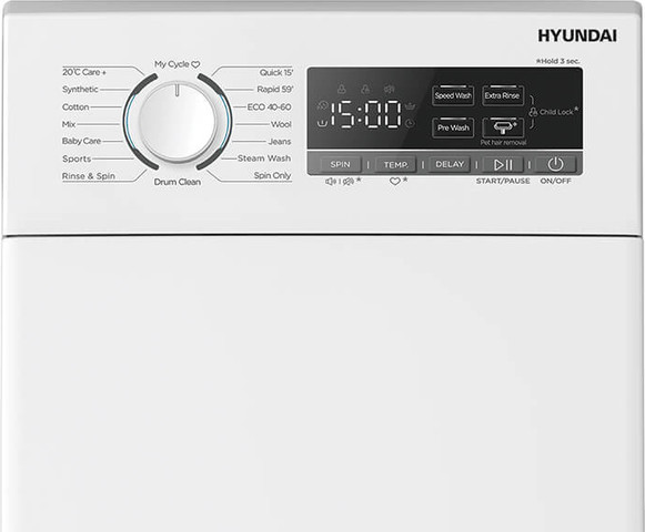 מכונת כביסה פתח עליון - 7 ק"ג Hyundai יונדאי HAW-H7025BX