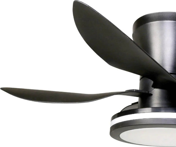 מאוורר תקרה 30" כולל שלט ותאורת Semicom LED סמיקום SM-FL1103B30/30CT