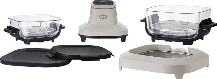 סיר טיגון באוויר חם דיגיטלי - 4/1.5 ליטר Stanley סטנלי מאסטר גריל Crisp STBQ-5501