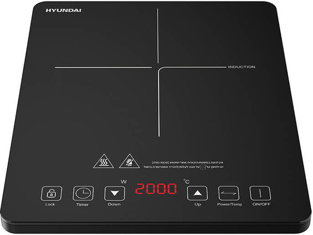 כירה אינדוקציה בודדת 2000W
