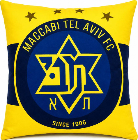 כרית מרובעת מכבי תל אביב