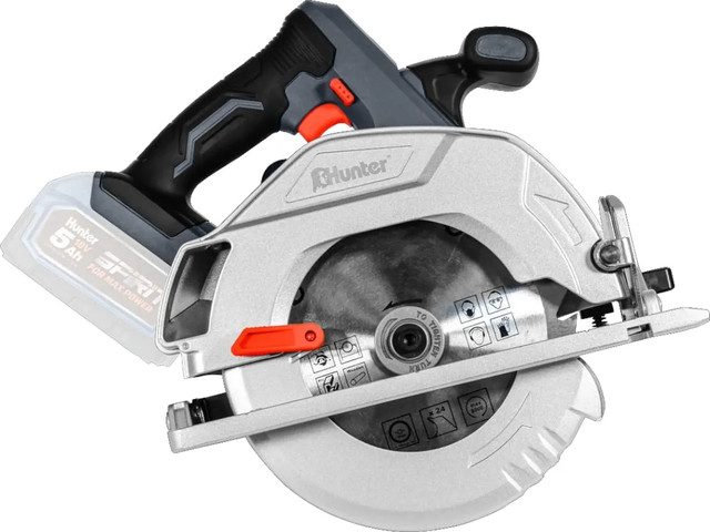 מסור עגול HUNTER נטען 185 מ"מ 18V Brushless – גוף בלבד
