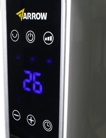 מפזר חום מגדל קרמי כולל שלט רחוק ותצוגת לד Arrow 2000W ארו 600703-001