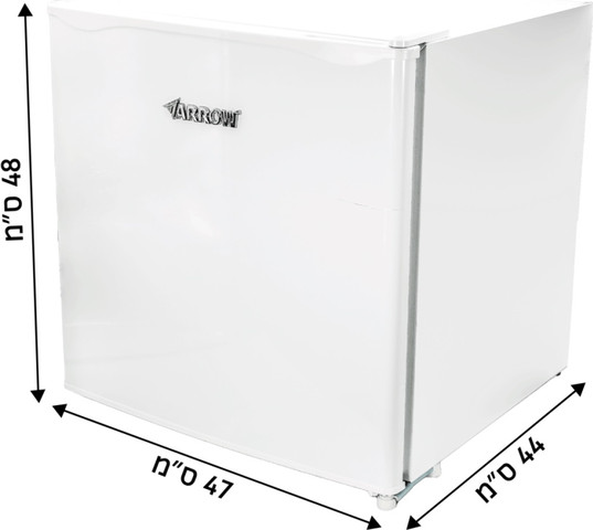 מקרר משרדי כולל תא הקפאה 50 ליטר Arrow ארו 601100-001 לבן
