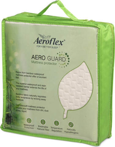 מגן מזרן אטום לנוזלים עם סיבי במבוק נושמים AEROGUARD 140X190/200 מבית AEROFLEX