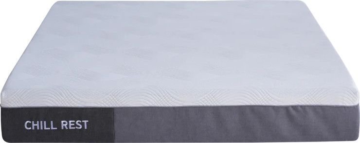 מיטה זוגית סילי דגם Cosy עם מזרן Chill Rest מידה 180X200 צבע אפור בהיר מבית Sealy
