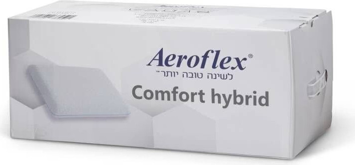 כרית ויסקו היברידית עם סיבים אקולוגיים לתמיכה ורכות דגם Comfort Hybrid מבית אירופלקס