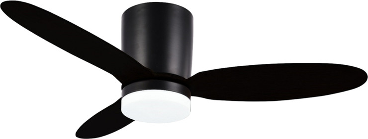 מאוורר תקרה 42" כולל תאורת 18W LED ושלט Midea מידאה Vento Vibe - שחור