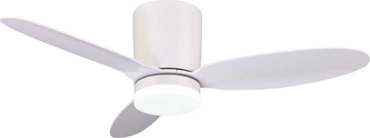 מאוורר תקרה 42" כולל תאורת 18W LED ושלט Midea מידאה Vento Vibe - לבן
