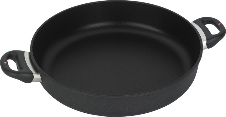 סיר שטוח 32 ס"מ 4.5 ל' nonstick מחוזק בגבישי יהלומים תוצרת Swiss Diamond