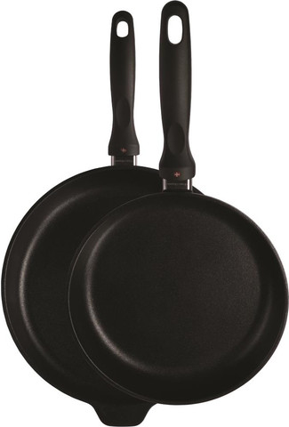 סט מחבתות 24+28 ס"מ אינדוקציה nonstick   מחוזק בגבישי יהלומים תוצרת Swiss Diamond