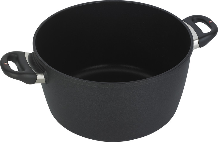 סיר גבוה 28 ס"מ 8 ל'nonstick מחוזק בגבישי יהלומים תוצרת Swiss Diamond