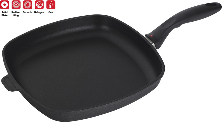 מחבת 28 ס"מ אינדוקציה nonstick מחוזק בגבישי יהלומים תוצרת Swiss Diamond