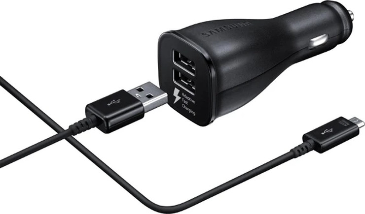 מטען לרכב כפול מהיר במיוחד Samsung Original Ultra Fast Dual Car Charger Type-C/USB  45W+15W