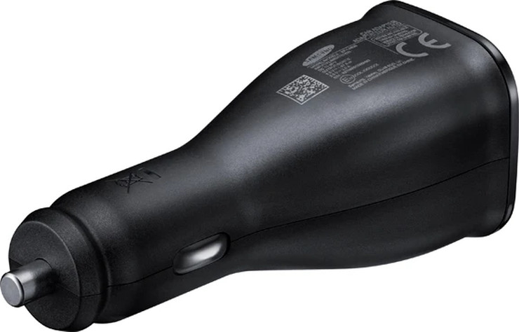 מטען לרכב כפול מהיר במיוחד Samsung Original Ultra Fast Dual Car Charger Type-C/USB  45W+15W