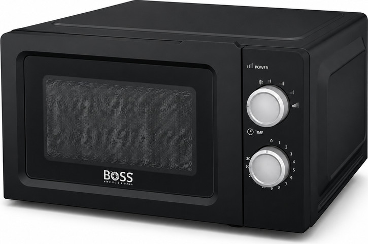מיקרוגל מכני BOSS 20 ליטר – נוחות, מהירות ועיצוב מודרני