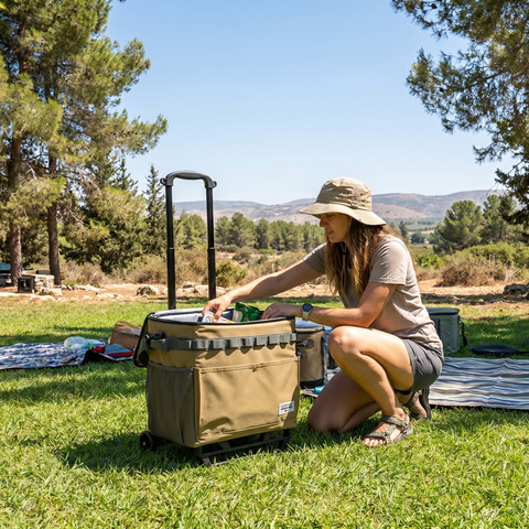 צידנית רכה עם גלגלים 40 ליטר – KAR*TIV EXTREME TROLLEY COOLER