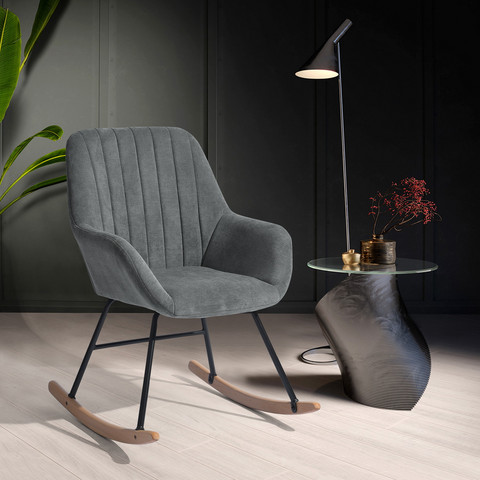 כורסת נדנדה - BURKS אפור