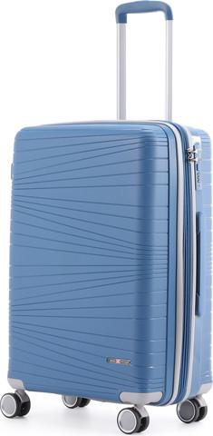מזוודה קשיחה גדולה בלתי שבירה  32 אינץ` Swiss Voyager Texas  ג`ינס