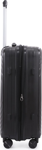 סט מזוודות קשיחות בלתי שבירות 3 יח' Swiss Royal Bali בצבע שחור – גדלים 20/24/28 אינץ'