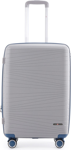 Swiss Voyager Texas סט מזוודות קשיחות בלתי שבירות 3 יח' 28/24/20   צבע כסף