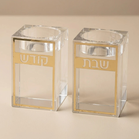 זוג פמוטי הקריסטל ETERNITY