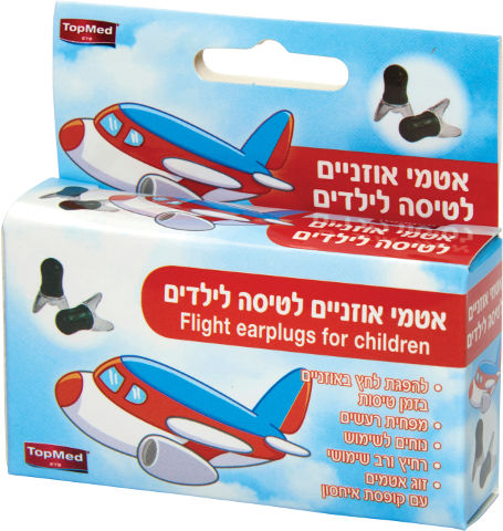 טופמד אטמי אוזניים לטיסה לילדים