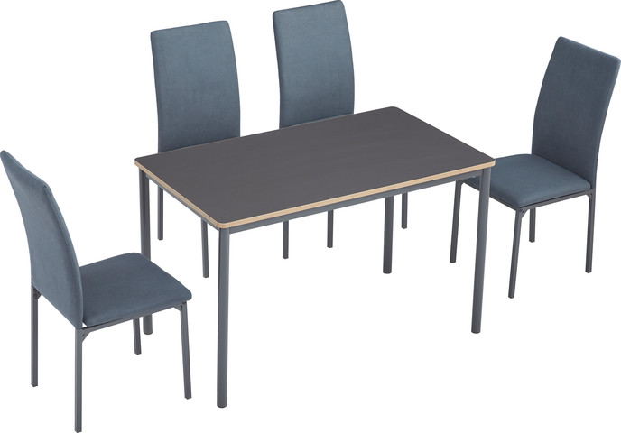 Nika Set - פינת אוכל שולחן עם 4 כיסאות