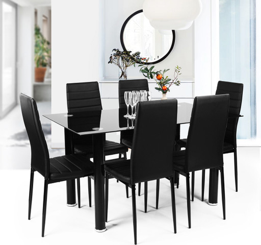 Venice 6 Set - פינת אוכל שולחן עם 6 כיסאות