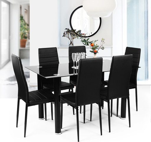 Venice 6 Set - פינת אוכל שולחן עם 6 כיסאות