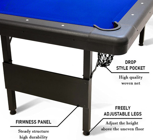 שולחן ביליארד מתקפל (מגוון גדלים) Foldable Pool Table