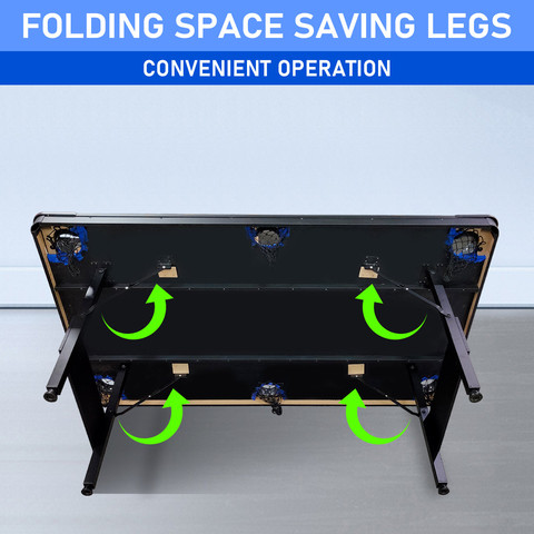 שולחן ביליארד מתקפל (מגוון גדלים) Foldable Pool Table
