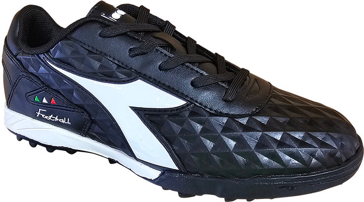 נעלי קט רגל Diadora Raul TF D63489990 בצבע שחור לבן דיאדורה נעלי כדורגל