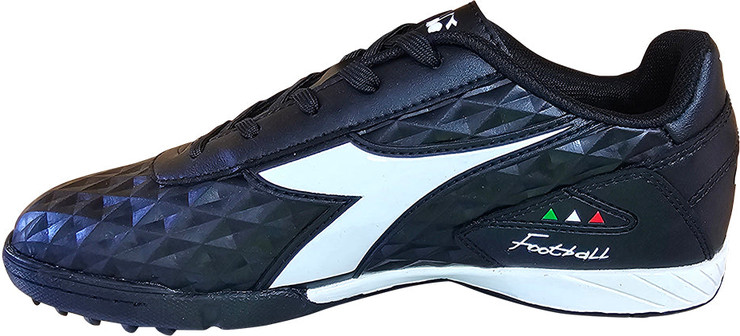 נעלי קט רגל Diadora Raul TF D63489990 בצבע שחור לבן דיאדורה נעלי כדורגל