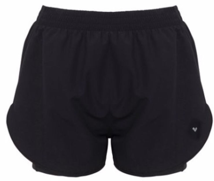 running shorts+inner tights מכנס ריצה +טייץ