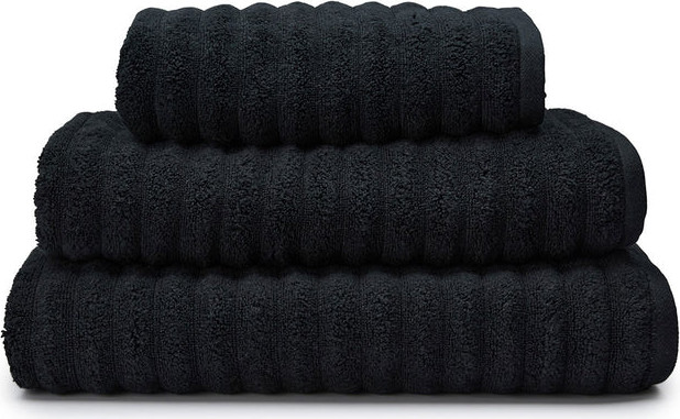 מגבת גוף 100% כותנה 70x130 ס''מ דגם הדסון מבית HomeStyle - צבע שחור
