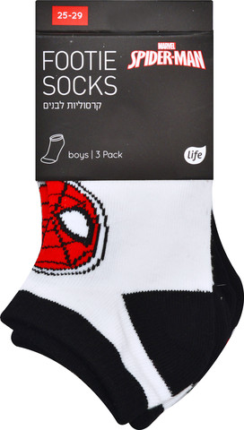 קרסוליות בנים  ספיידרמן 25-29