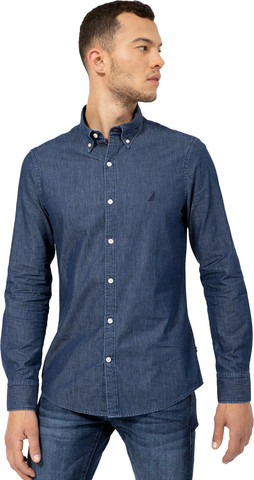 חולצה מכופתרת Nautica לגברים גזרת Classic Fit