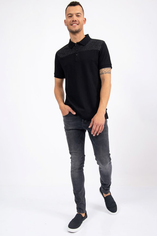 חולצת פולו לגבר דגם Slim Fit