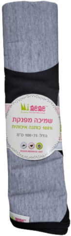שמיכת תינוק דקה 100% כותנה ג'רסי - עיגולים