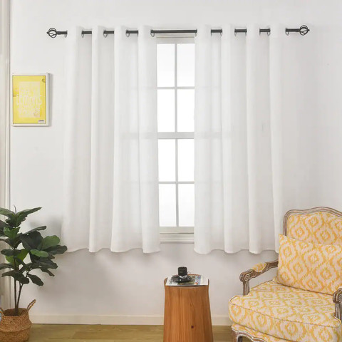 וילון דמוי פשתן דגם פטרה – שמנת 250*140 | מבית ASHRAM
