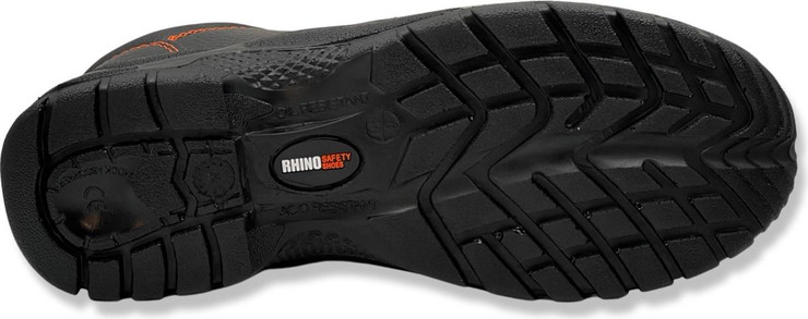 נעלי עבודה מקצועיות Rhino SAFETY R049 תקן S3 בצבע שחור/ כתום