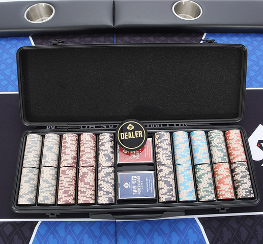 מזוודת פוקר ABS מקצועית 500 ז'יטונים-MONTE CARLO MILLIONS LOW