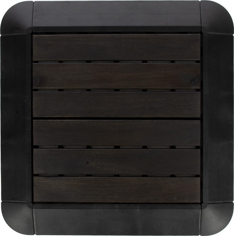מארז 9 יח' אריחי דק 30*30 ס"מ 6 ישרים צבע אפור עץ Acacia