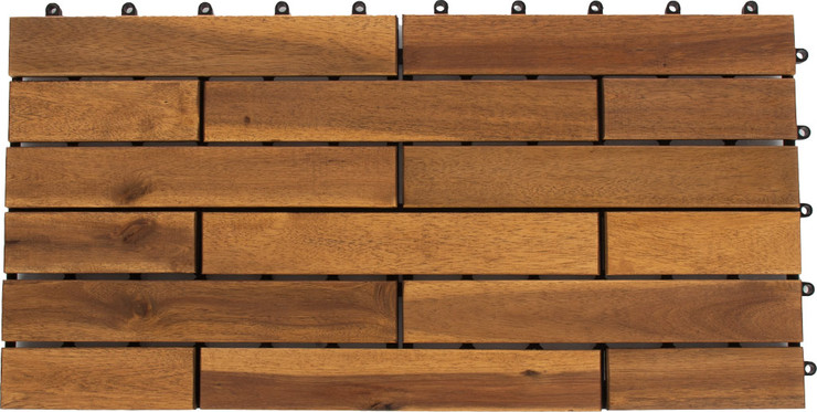 מארז 6 יח' אריחי דק 30*60 ס"מ 15 משולבים עץ Acacia חום בהיר