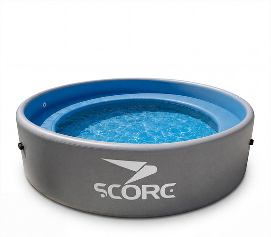 בריכת PVC עגולה עם ספסל SCORE קוטר 3 מטר גובה 1 מטר כולל כיסוי ומשאבה