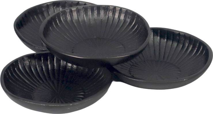 קברט 4 חלקים Brass Black בגודל 34X33X8 בצבע שחור