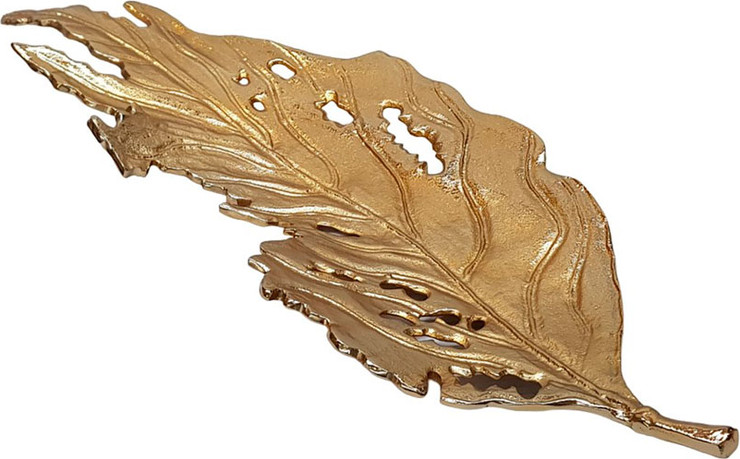 קערה עלה BrassGold 64X23