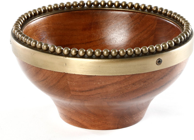 בול פיצוחים BRASS עם WOOD 15X15X9.5